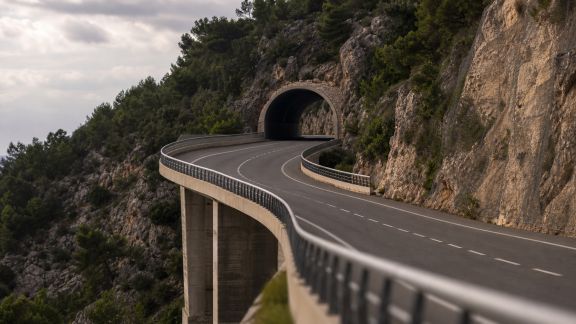Ponts et tunnels spectaculaires : parcours routiers à sensations en France