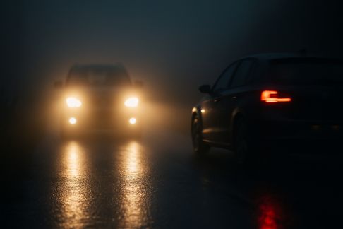Adapter sa conduite lors d’un croisement dans des conditions difficiles (nuit, brouillard, route étroite)