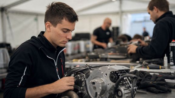 Les coulisses d’une équipe de course française