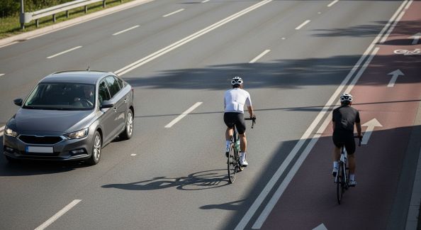 Partage de la route avec les cyclistes : règles et vigilance