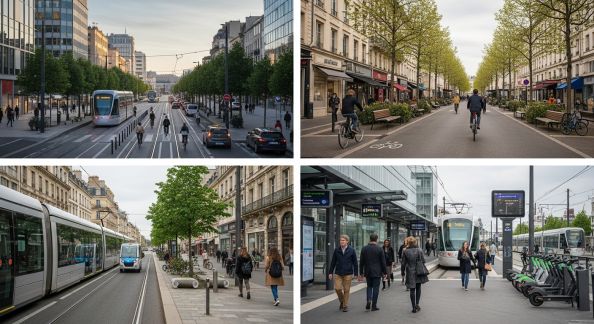 Mobilité urbaine : les villes françaises repensent la circulation