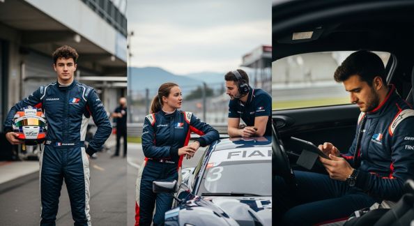 Portraits de jeunes talents français en sport auto