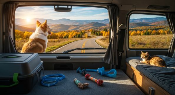 Partir en road trip avec un animal de compagnie : préparation et conseils