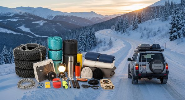 Préparer un road trip 100% hiver : équipements indispensables et points à vérifier