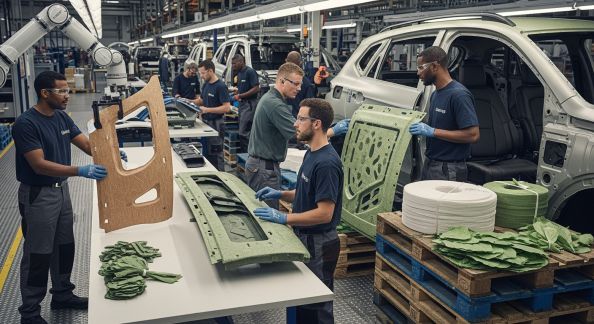 Les nouveaux matériaux verts adoptés par l'industrie automobile