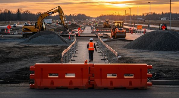 Conseils pour traverser un chantier routier en toute sécurité
